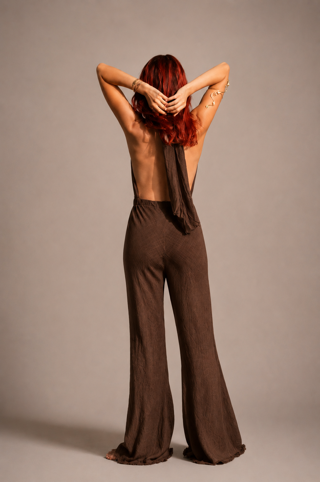 MEDUSA JUMPSUIT CHOCO