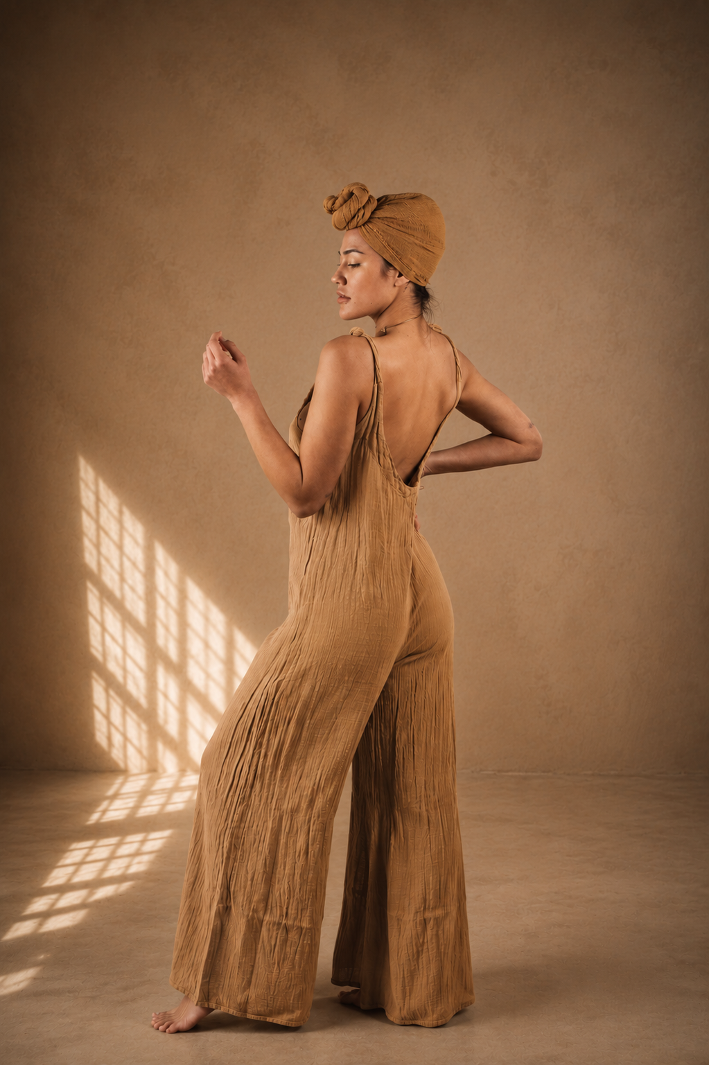 GIPSY JUMPSUIT CAMEL