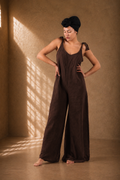 GIPSY JUMPSUIT DARK CHOCOLATE