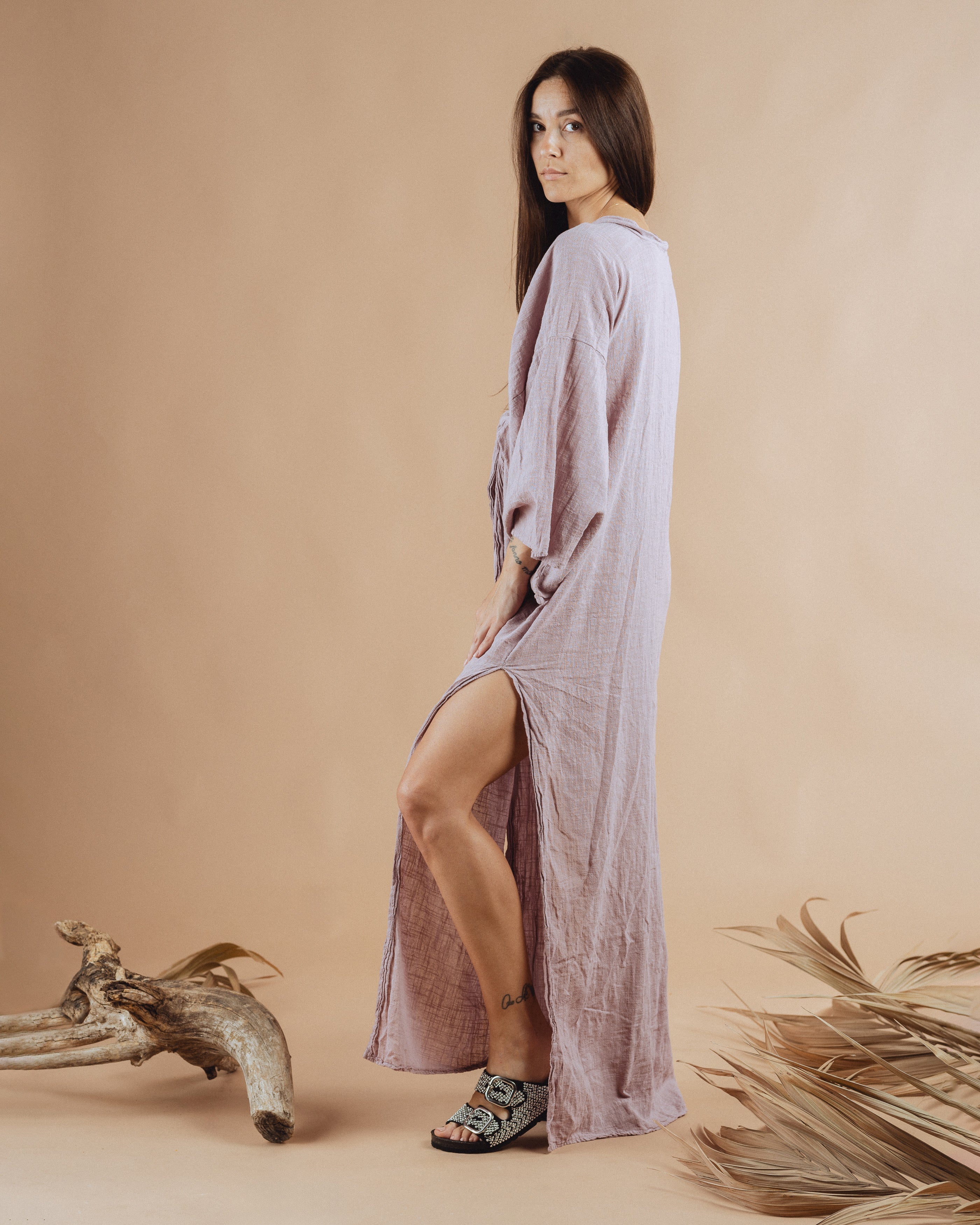 JAPAN KIMONO ROSA ANTICO