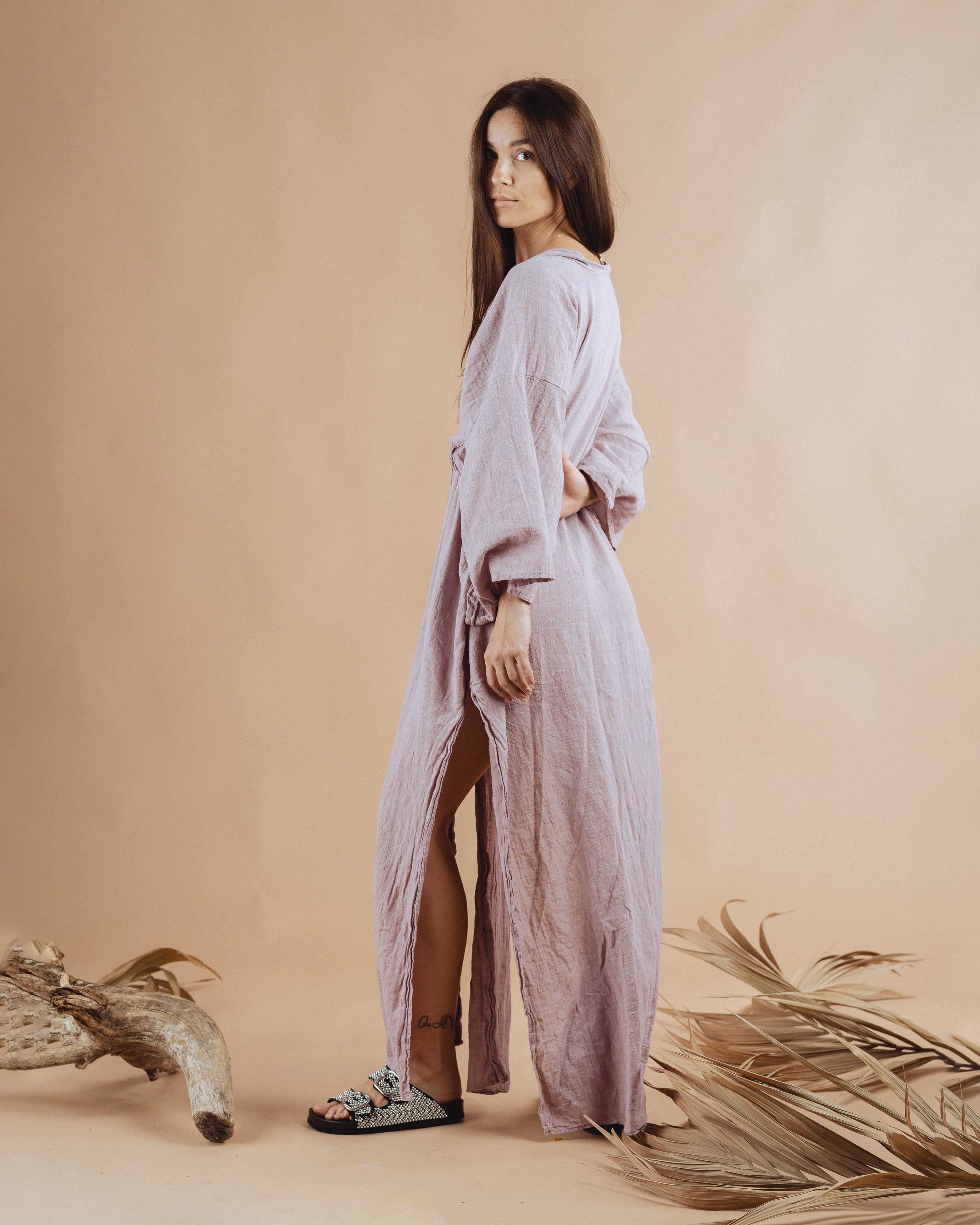 JAPAN KIMONO ROSA ANTICO